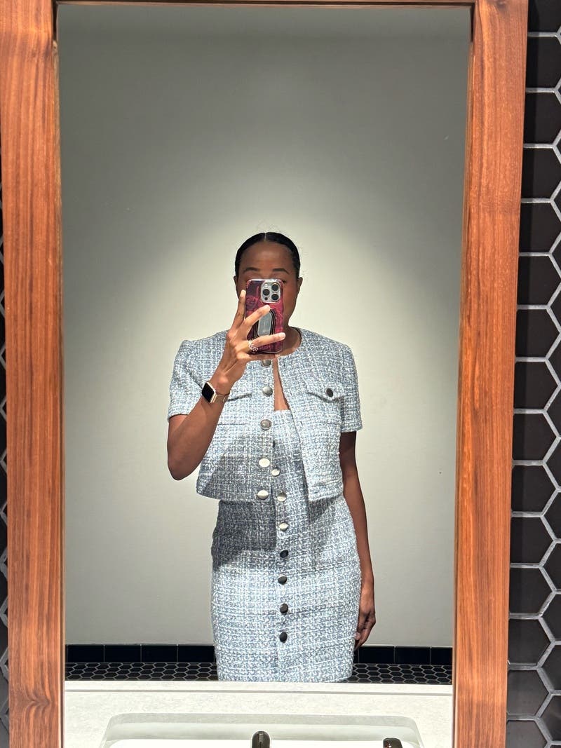 ジャケット・アウター THETOE SHORT SLEEVE TWEED JACKET OUTER – THE TOÉ