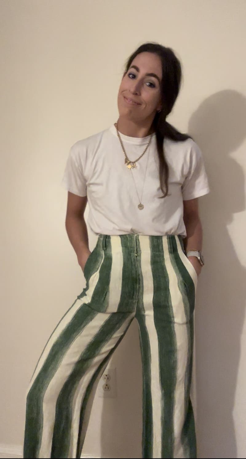 Striped Bloo Pants by SIMONMILLER | Rent the Runway