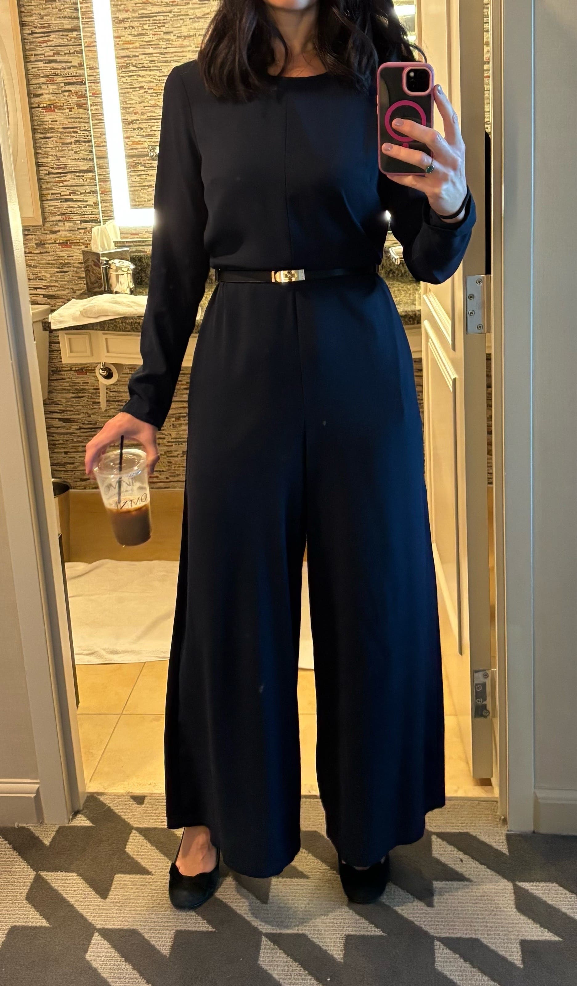 Navy Blue Jumpsuit by Adam Lippes x RTR Rent the Runway