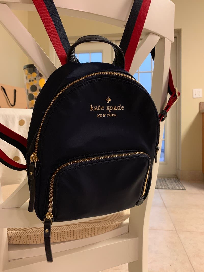 Navy Small Hartley Backpack by kate spade new york accessories