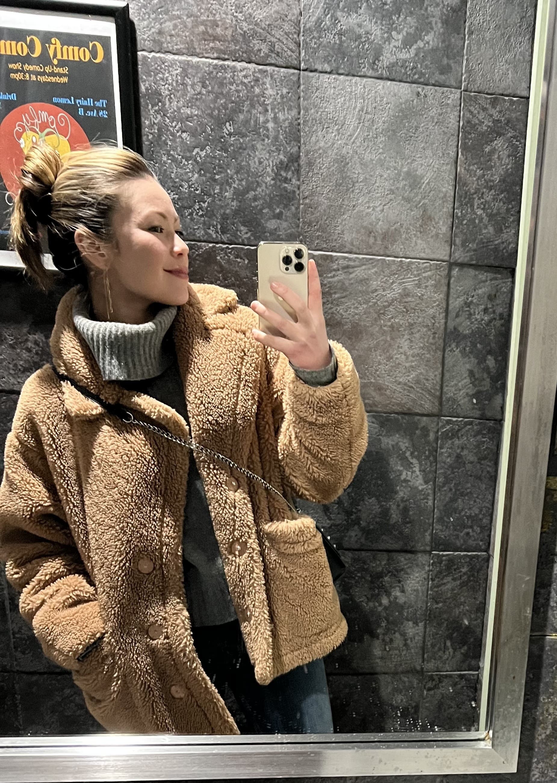 Marina Short Faux Fur Teddy by Stand Studio | Rent the Runway