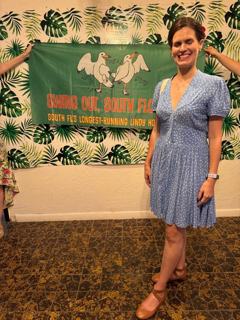 Blue Floral Short Sleeve Day Dress by Polo Ralph Lauren | Rent the