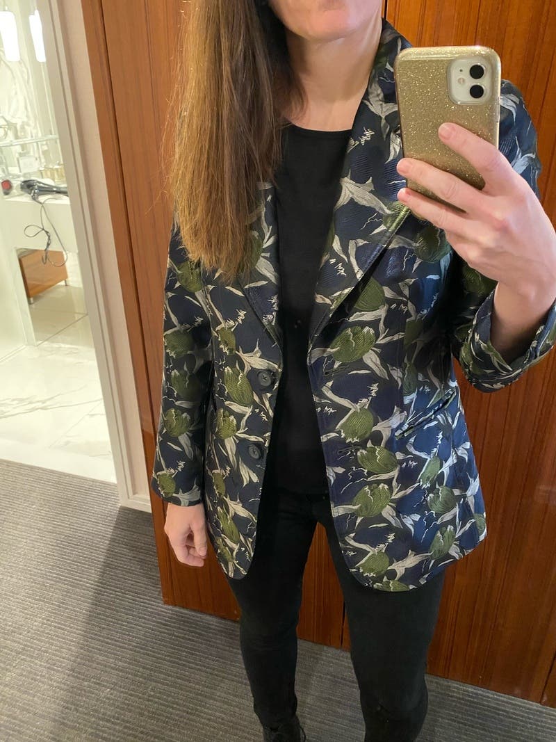 Tulip Print Suit Jacket by Derek Lam 10 Crosby x RTR | Rent the Runway