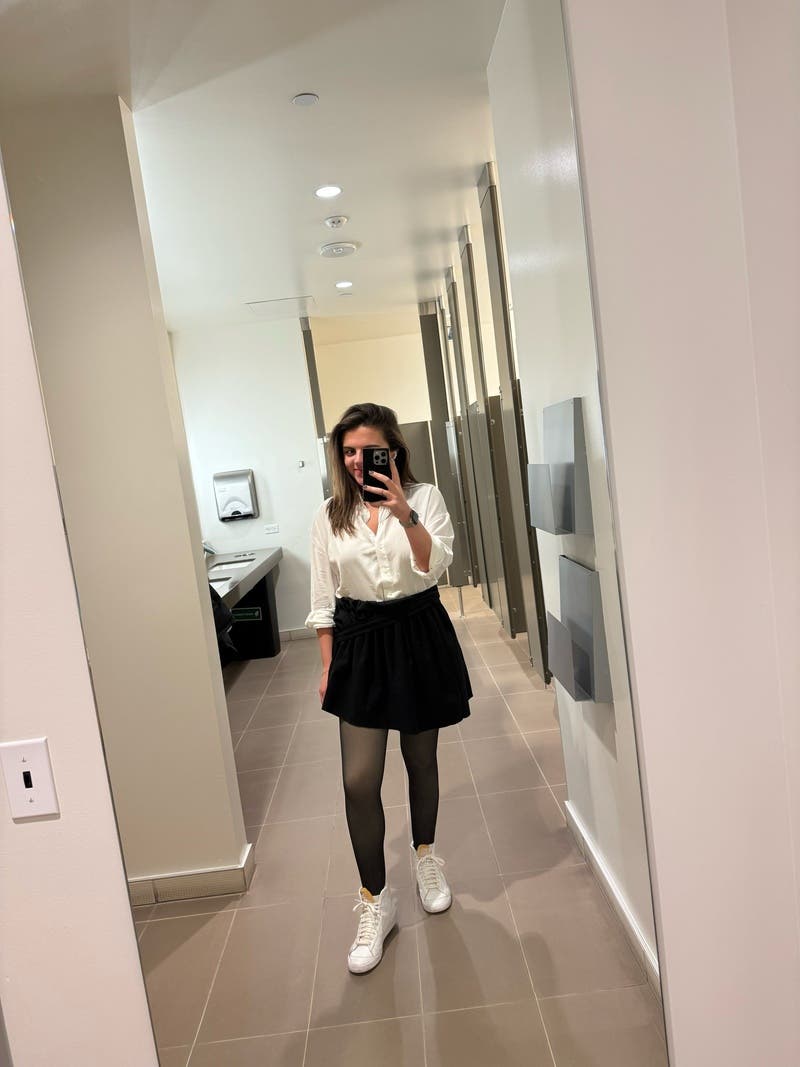 Twill Mini Skirt by MM6 Maison Margiela | Rent the Runway
