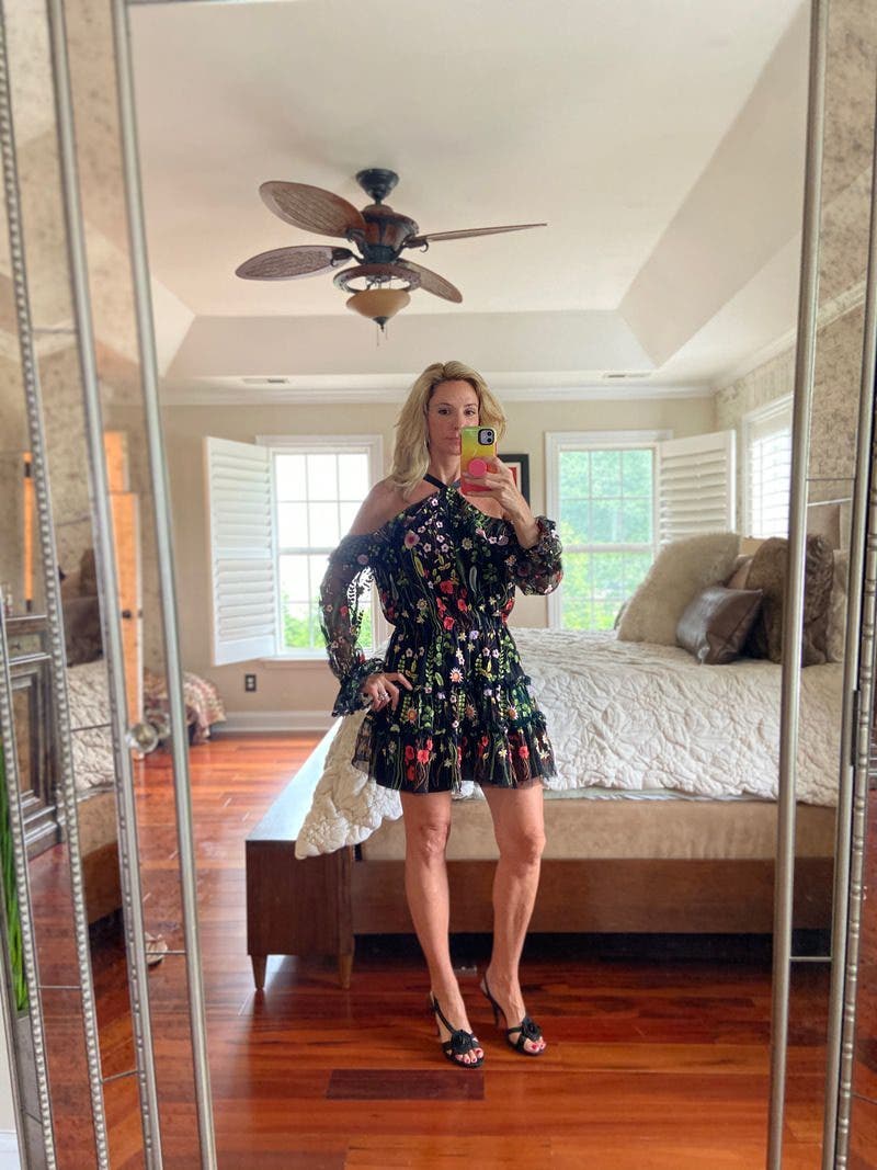 Black Floral Adeline Dress by Alexis | Rent the Runway