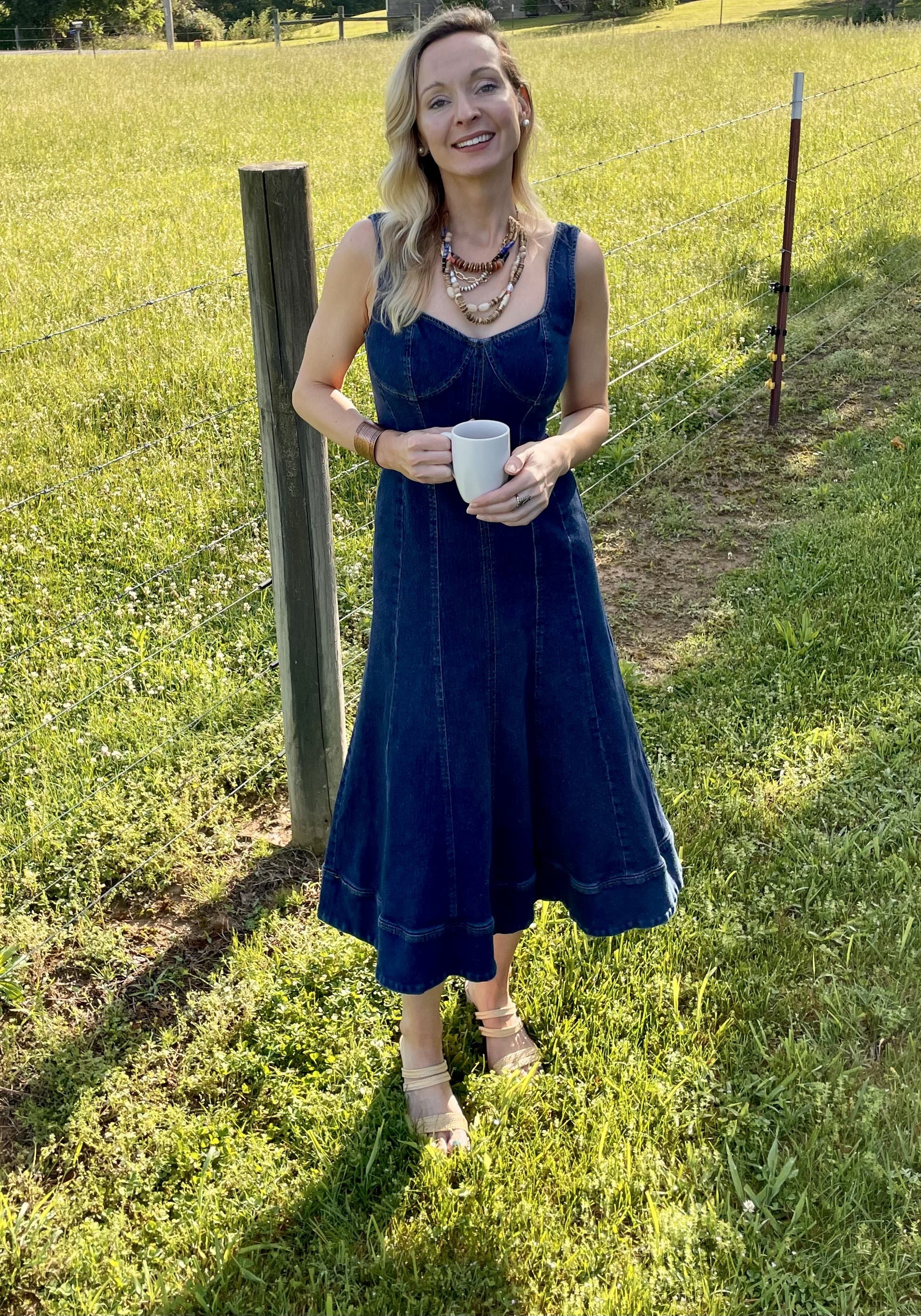 ワンピース Jason Wu Denim Midi Dress Denim Midi Dress by Jason Wu x RTR | Rent the Runway