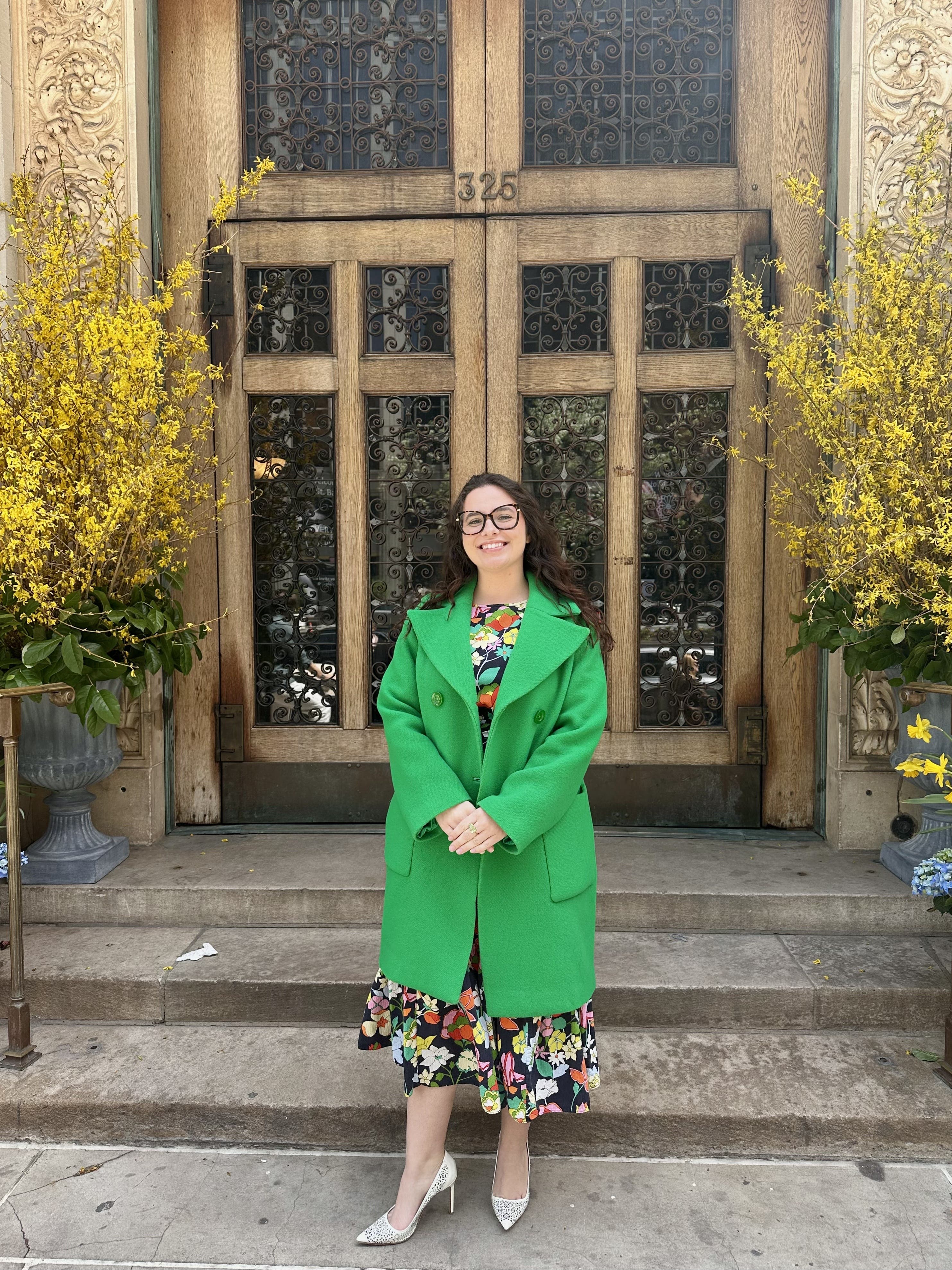 雰囲気◎ ~00's Japan製 Green Wool Half Coat 雰囲気◎ ~00´s Japan製 Green Wool Half Coat