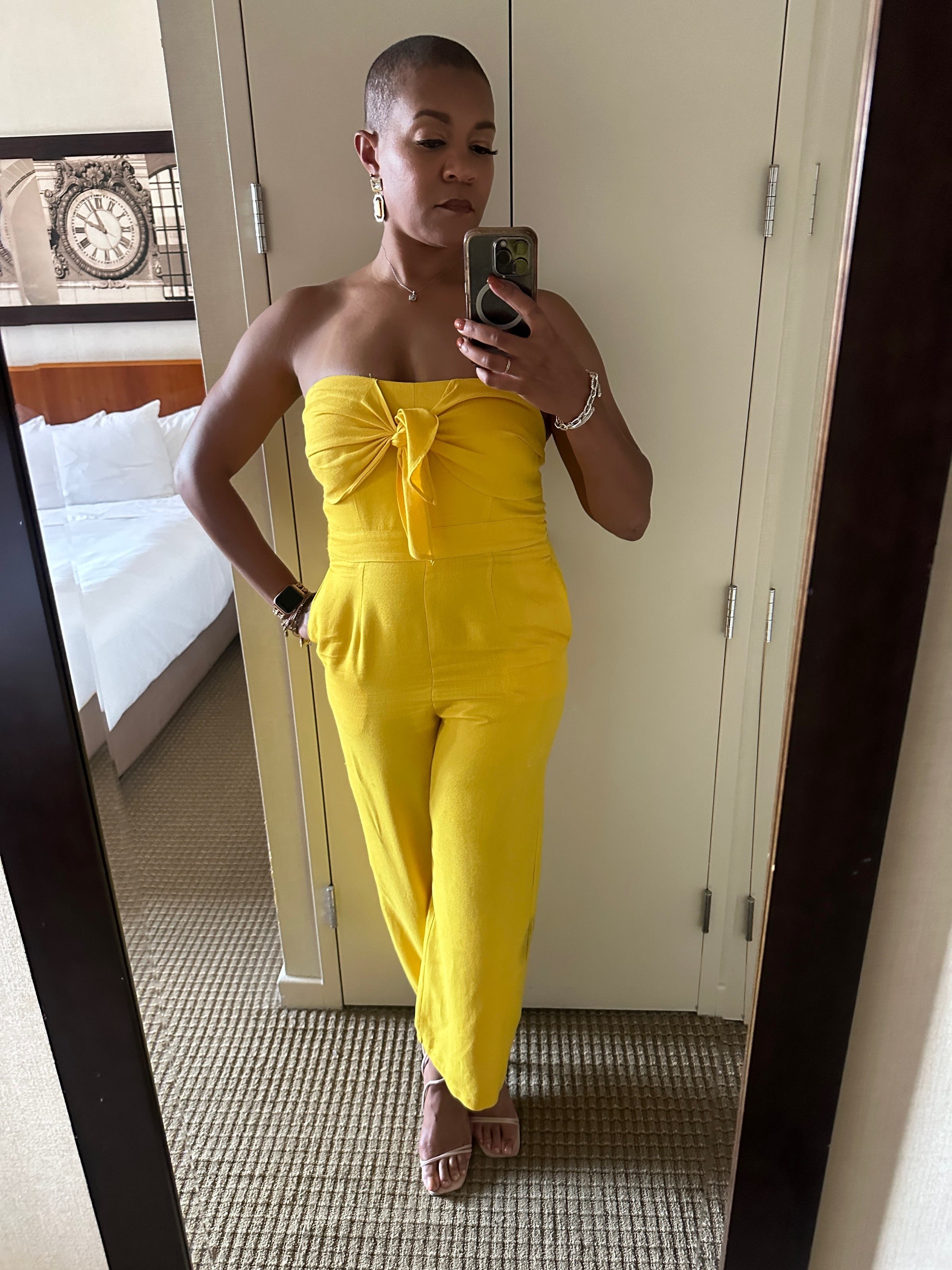 Yellow Sleeveless Jumpsuit by Derek Lam 10 Crosby x RTR | Rent the