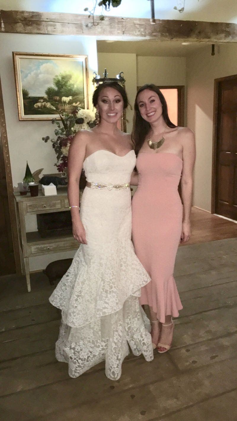 Pink Rent The Runway Bridesmaid Dresses Azazie Plus Size A-Line/Princess  Halter Neck Floor-Length