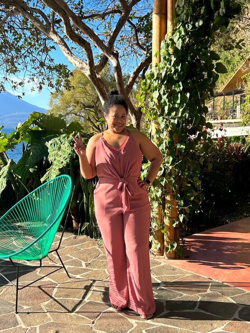 Terracotta Jumpsuit by Harlyn | Rent the Runway