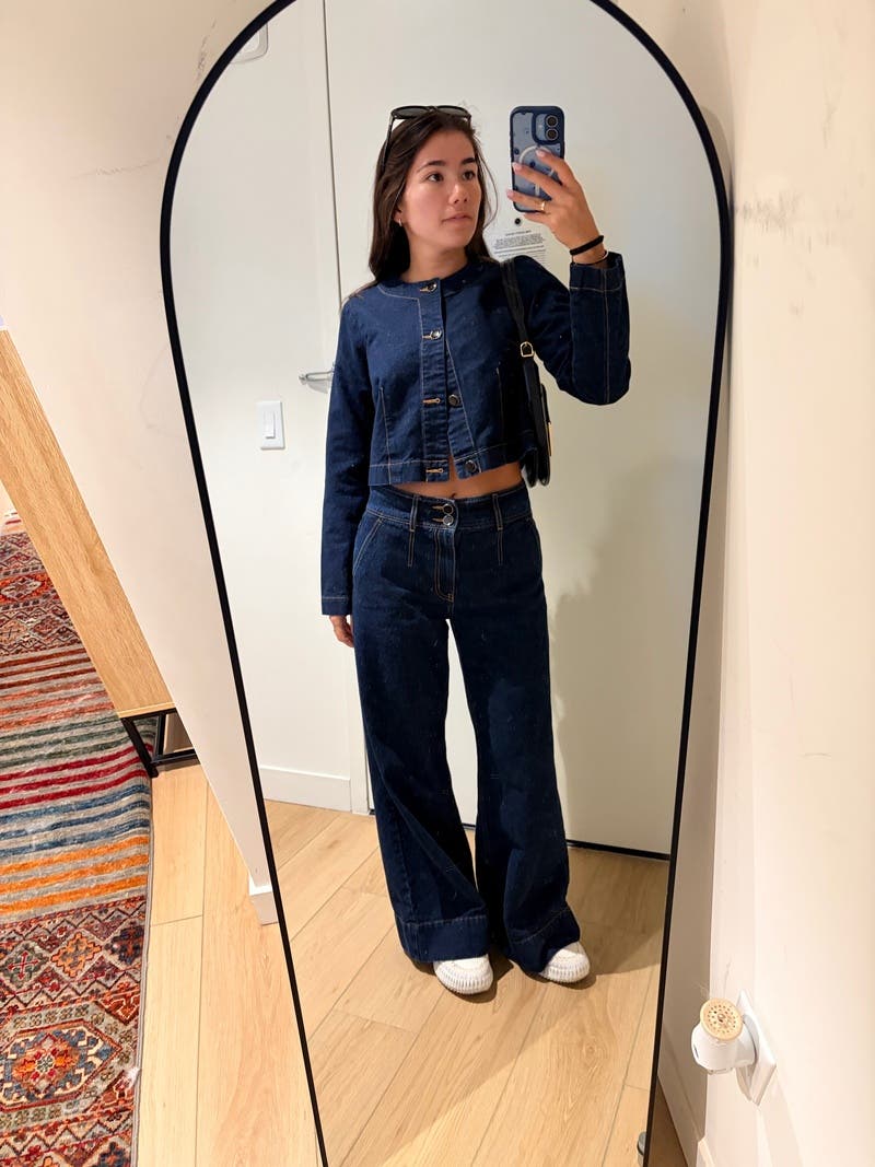 Sparkly Denim Jacket by Derek Lam 10 Crosby x RTR | Rent the Runway