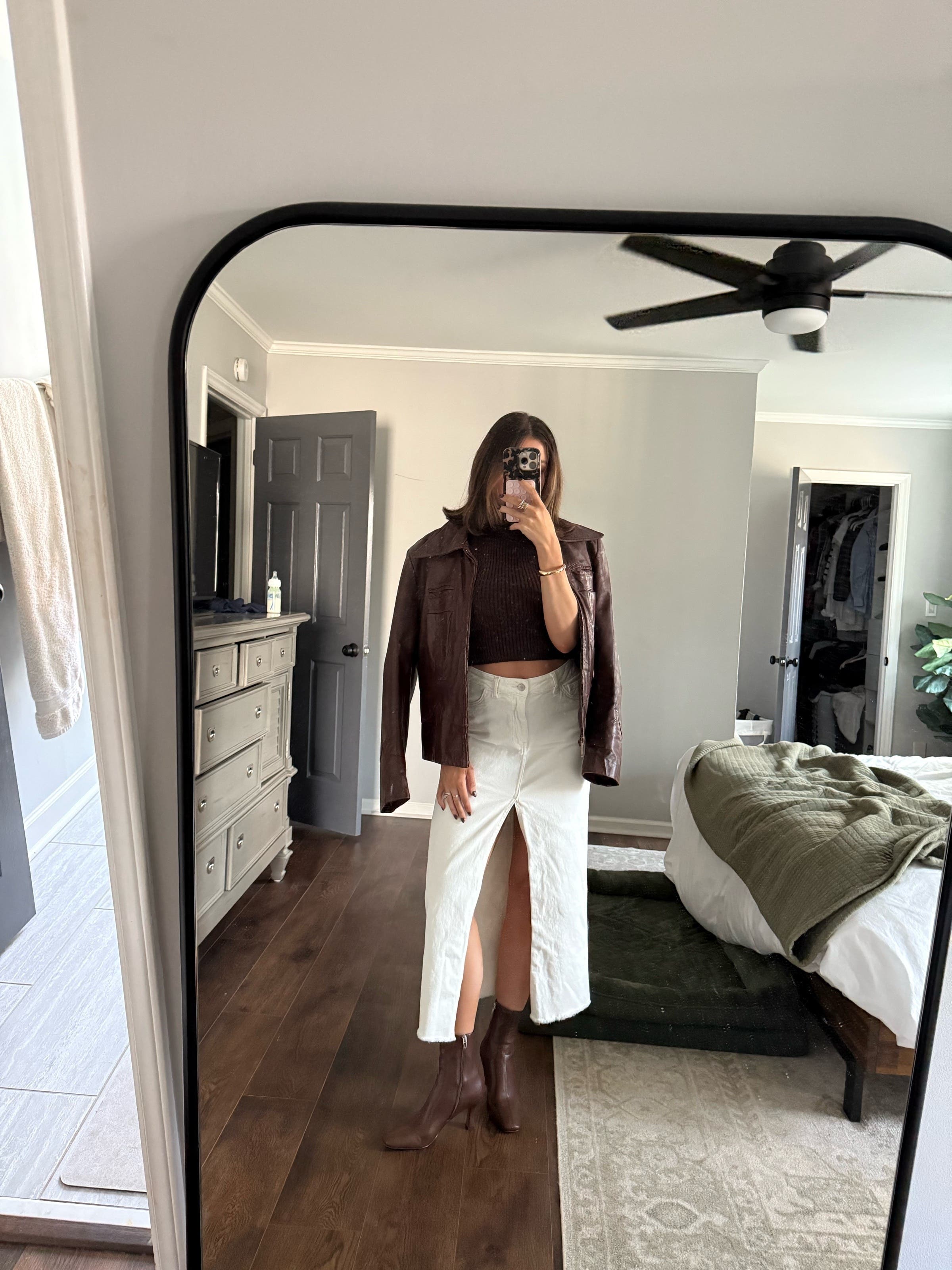 Asra Ecru Maxi Skirt by DL1961 | Rent the Runway