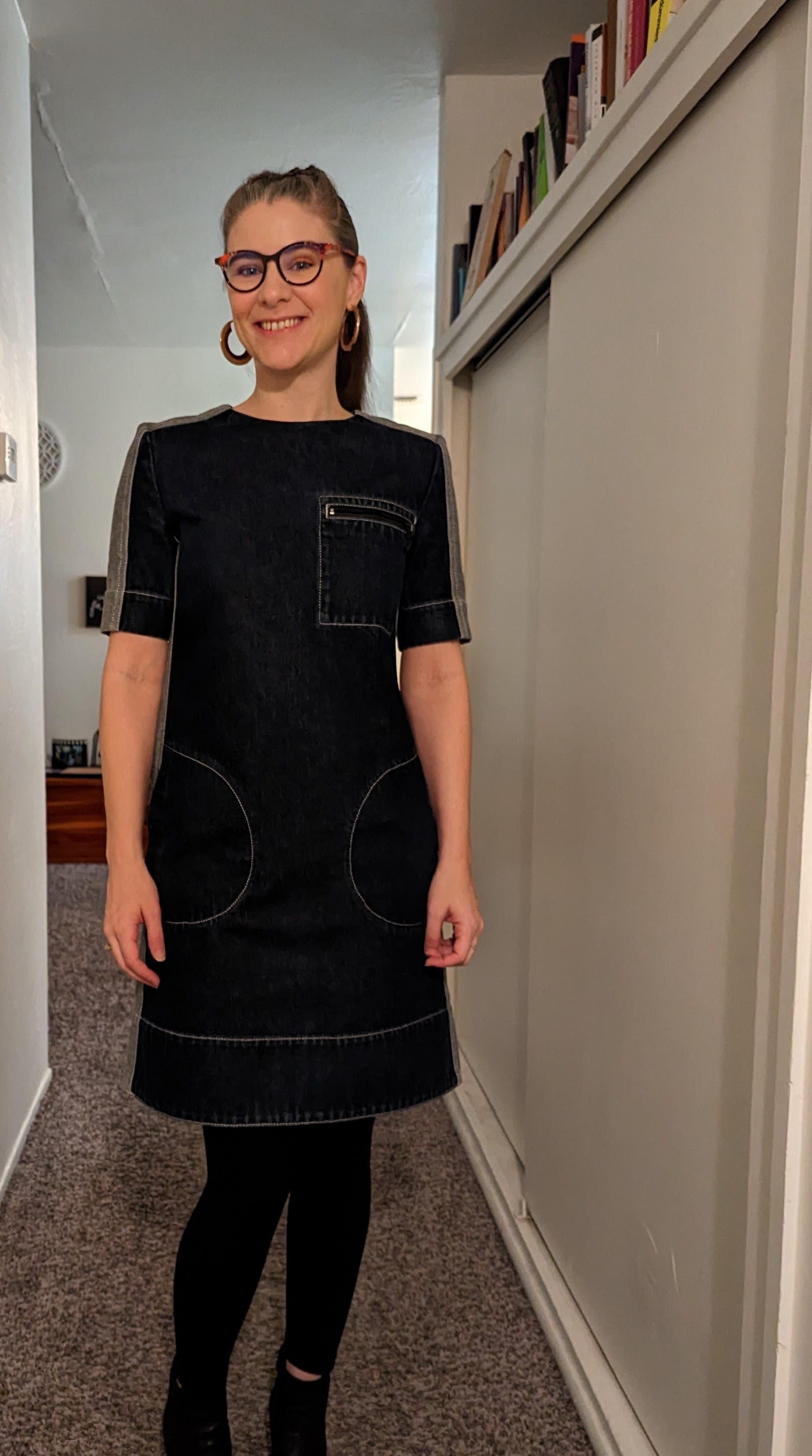 【MARNI】Denim Shift Dress Marni Denim Dress | italist