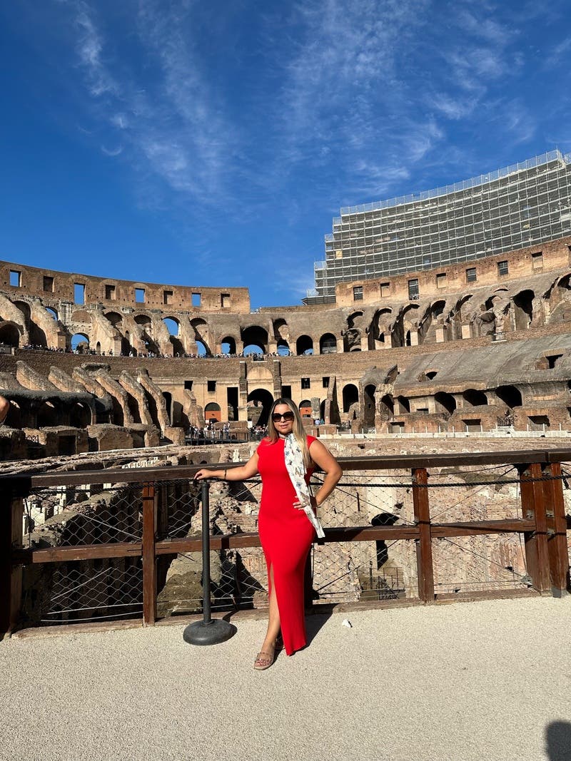 Red Front Slit Dress by Solace London | Rent the Runway