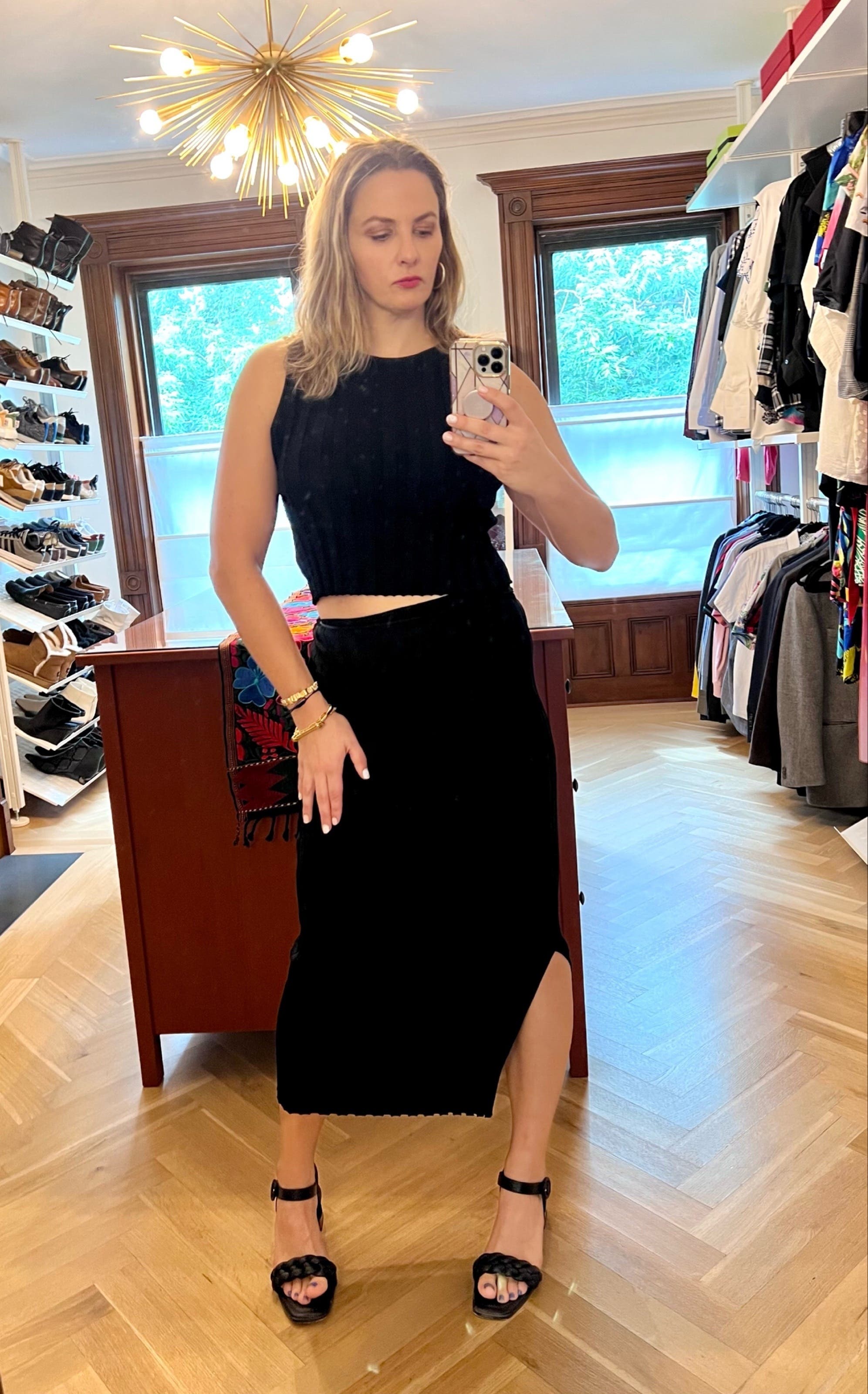 Emerald Ribbed Knit Top by Aya Muse | Rent the Runway