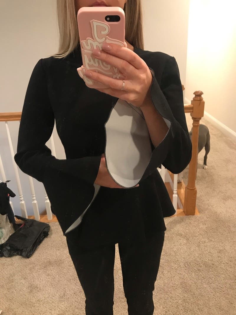 elizabeth and james peplum top