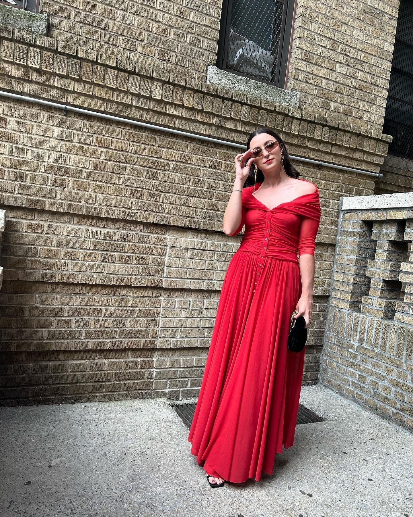 フィフィロメ Fifi&Romeo ニットドレス 赤 新品 S Fiery Rose Mermaid Dress | Teuta Matoshi