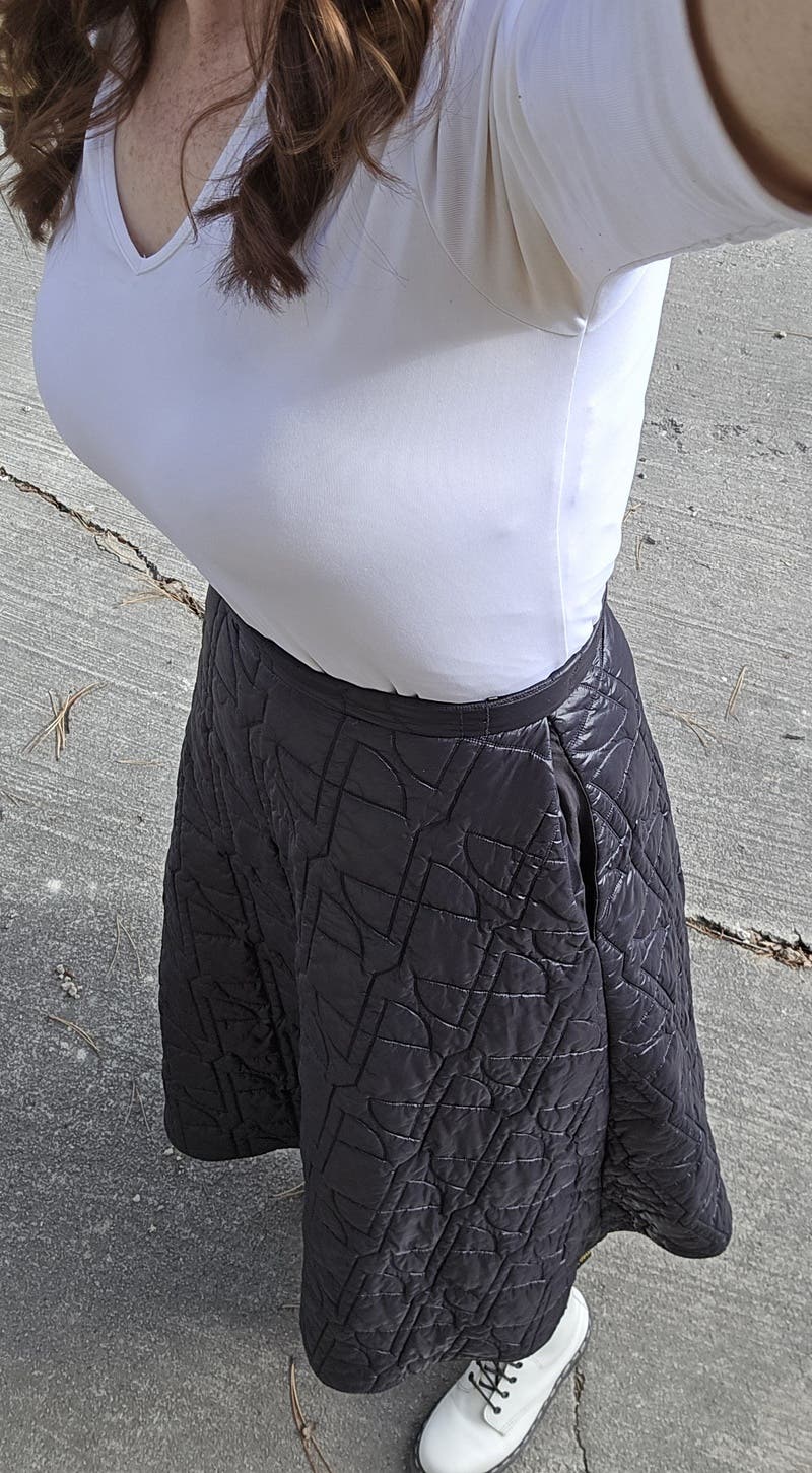 Kh　　PATOU Maxi tiered skirt Patou | Maxi tiered skirt in printed organic cotton