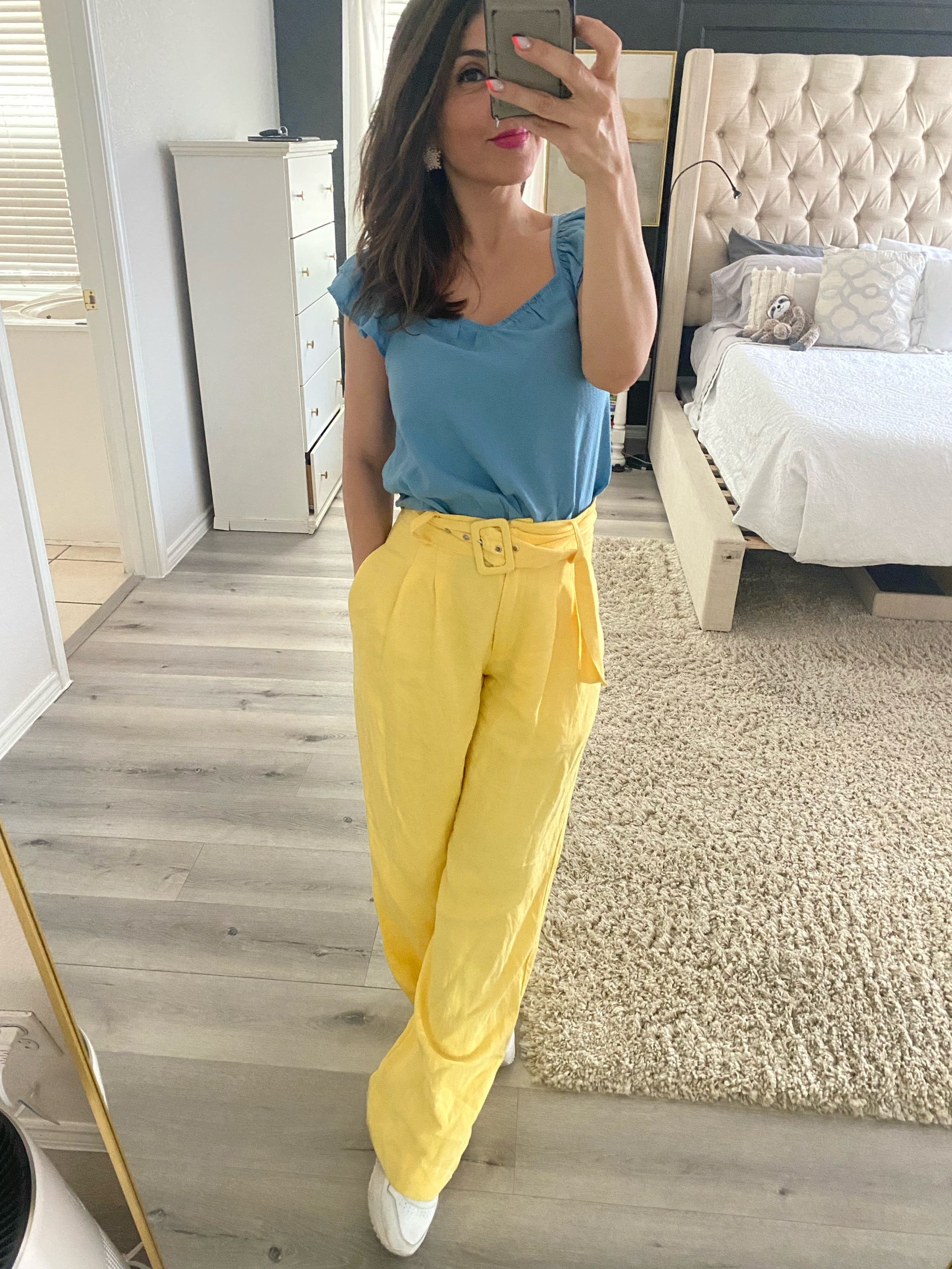 Yellow Trousers by ASHLEY PARK x RTR | Rent the Runway