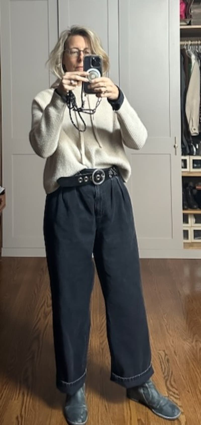 Black Stella Wide Leg Jeans by Tibi | Rent the Runway