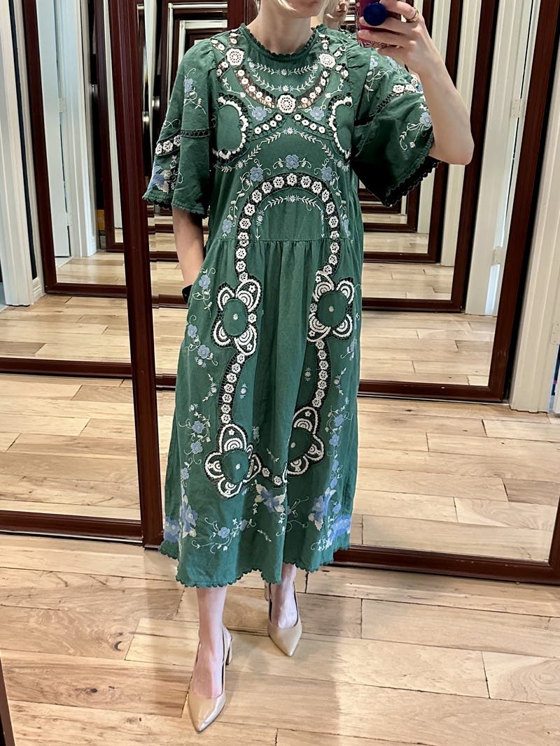 sachin and babi light blue dress Embroidered Dresses main image 1