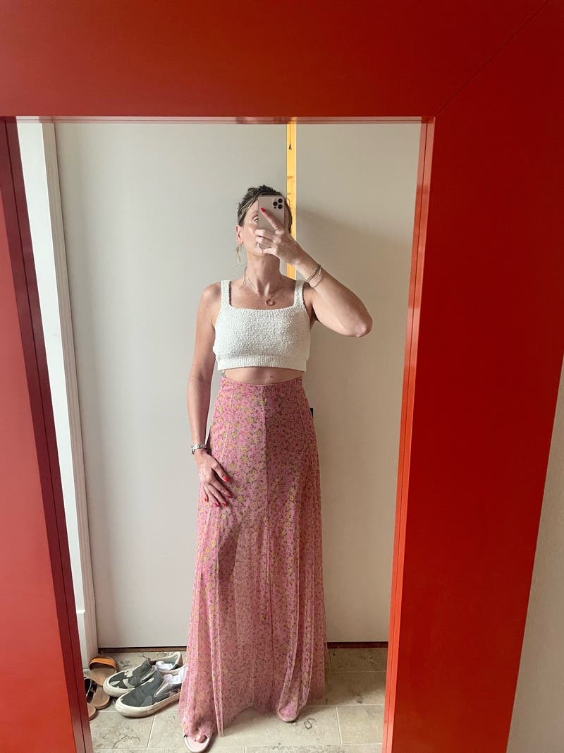 スカート PHILOSOPHY DI LORENZO SERAFINI SKIRT (A01075726 1343) Floral Skirt by Philosophy di Lorenzo Serafini | Rent the Runway
