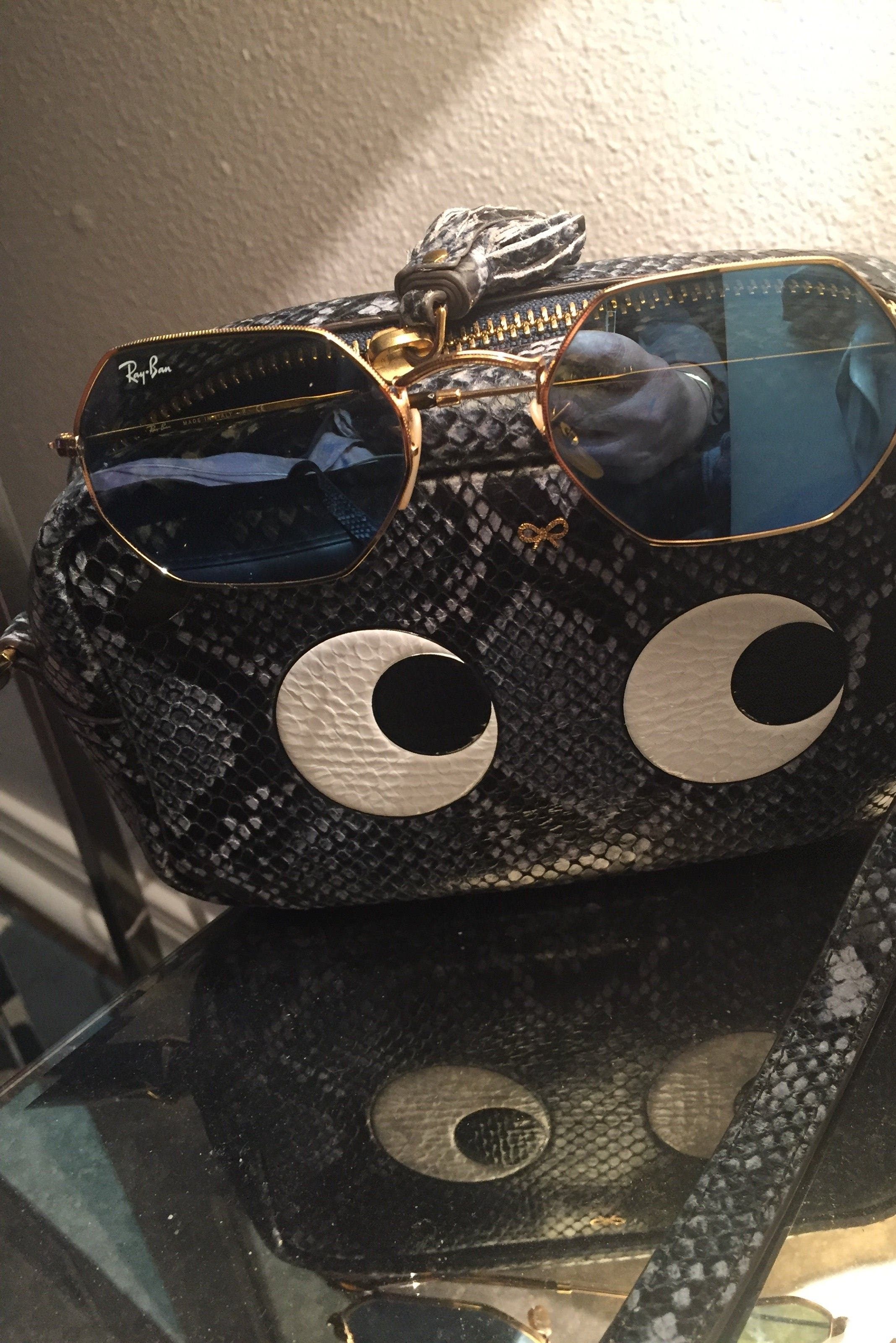 Python Mini Eyes Crossbody by Anya Hindmarch | Rent the Runway