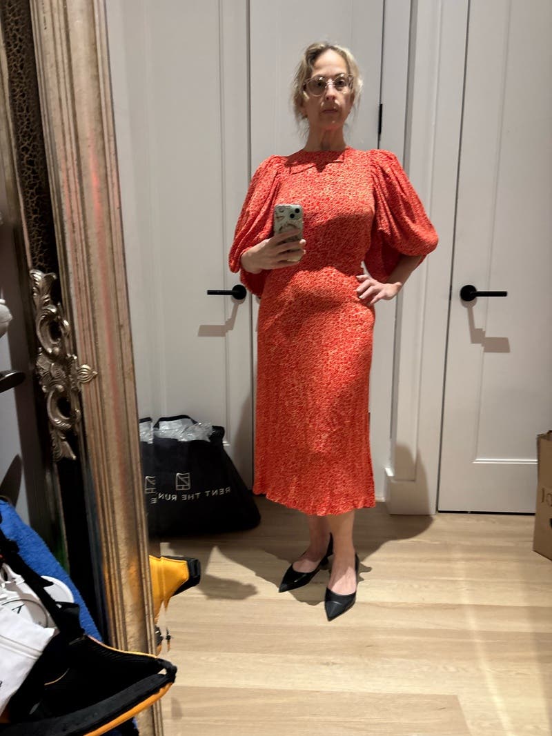 Jacquard Open Back Dress by ROTATE Birger Christensen | Rent