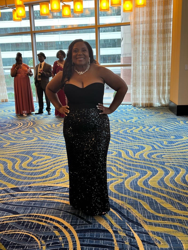 dress the population tanya strapless beaded maxi dress Dress The Population Tanya Sequin Fringed Strapless Gown