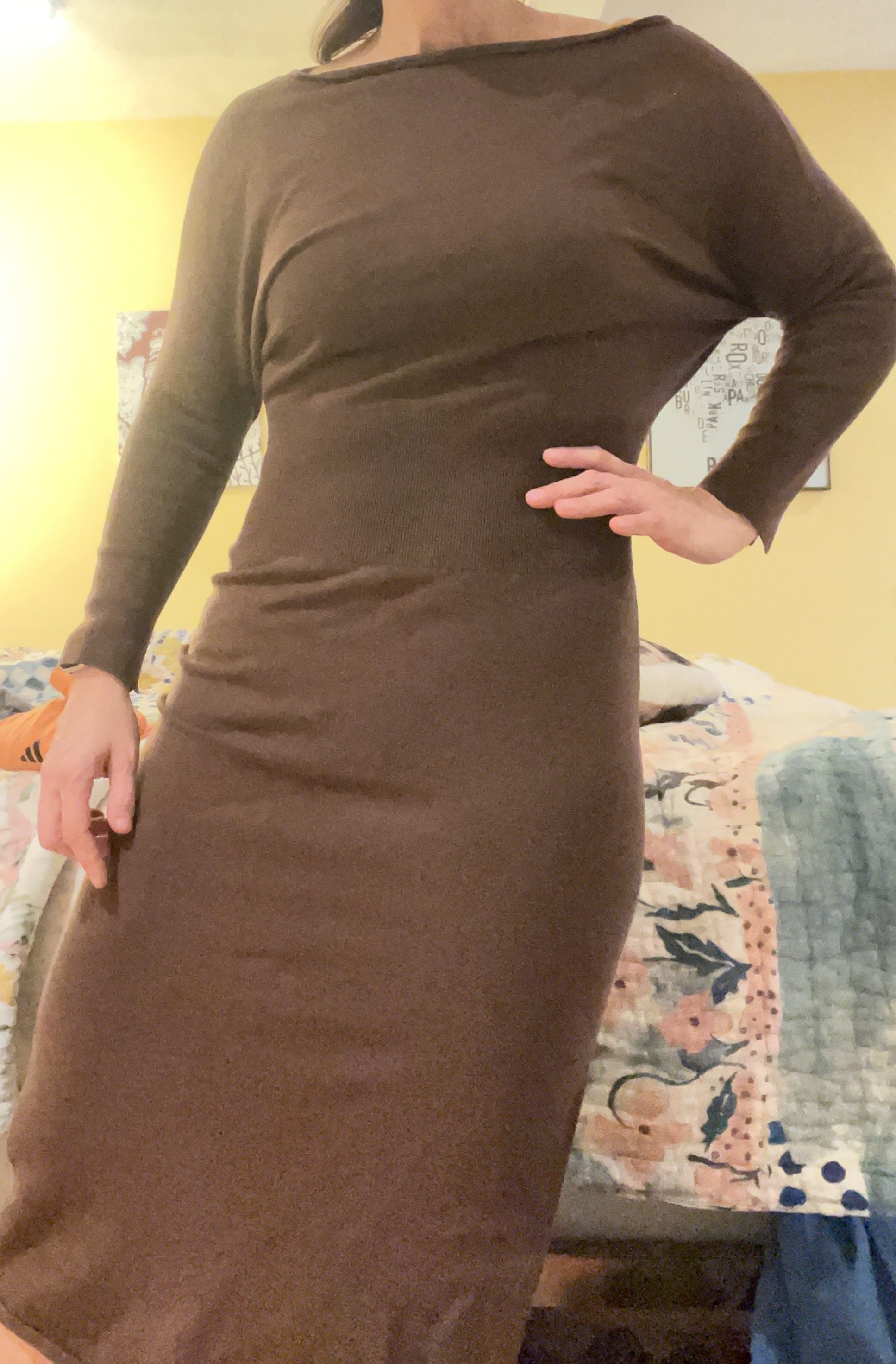 mint green and cream dress Soleil