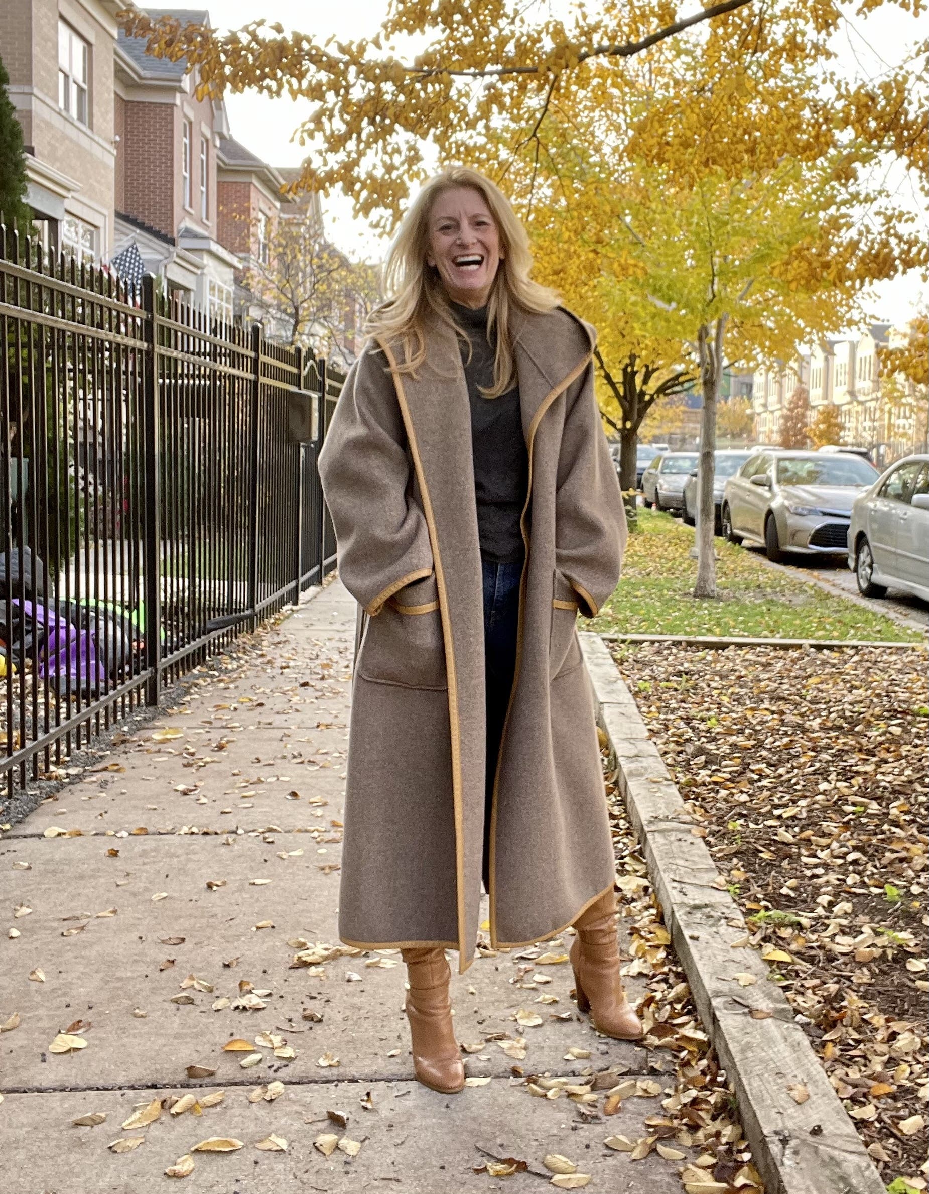 Hooded Wool Wrap Coat by Tory Burch | Rent the Runway