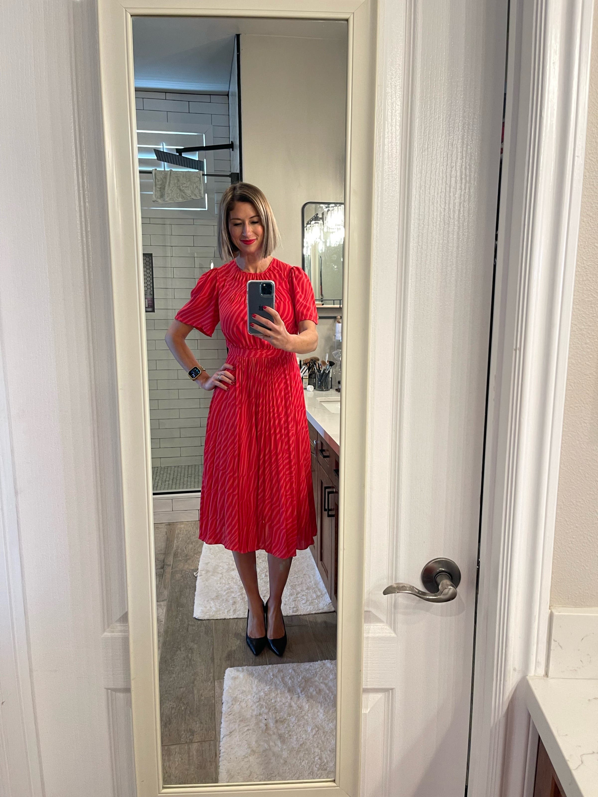 Pleated Midi Dress by Toccin | Rent the Runway