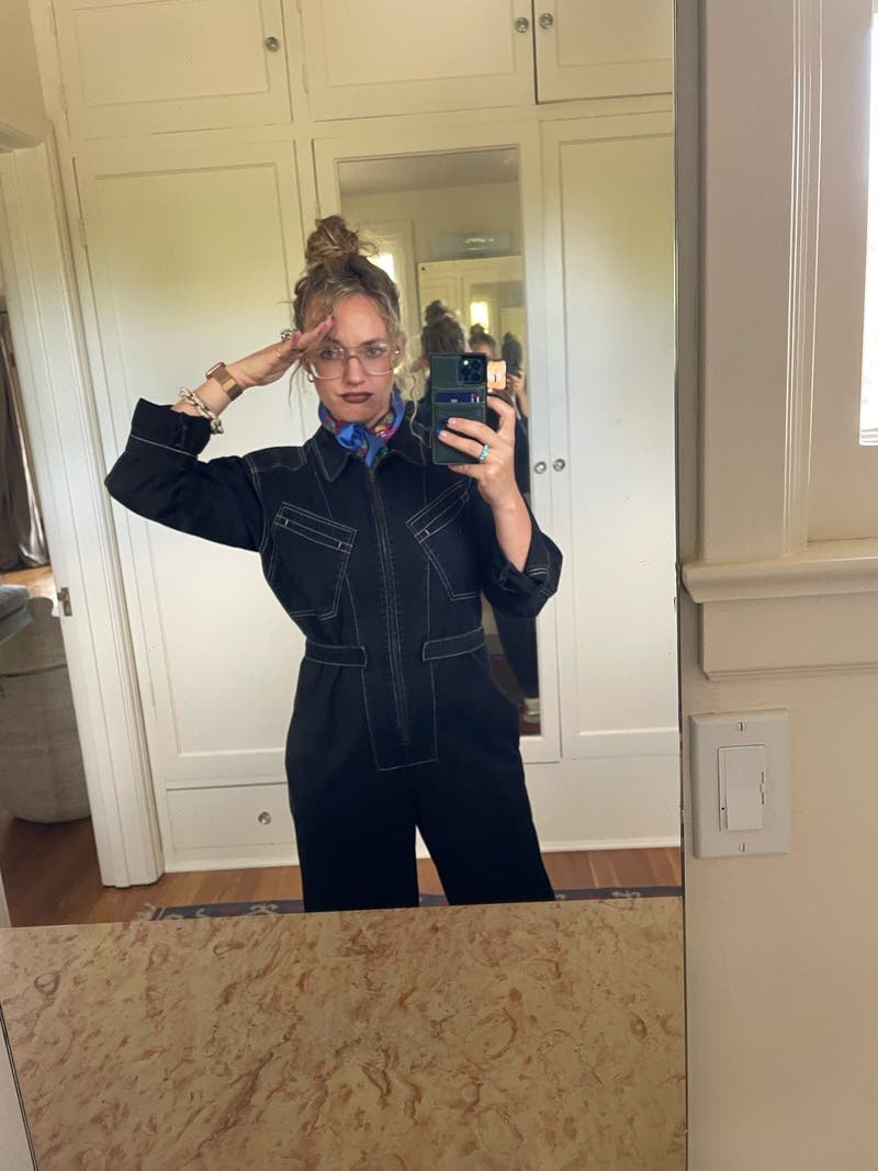 Black Denim Flight Suit by Zero + Maria Cornejo | Rent the Runway