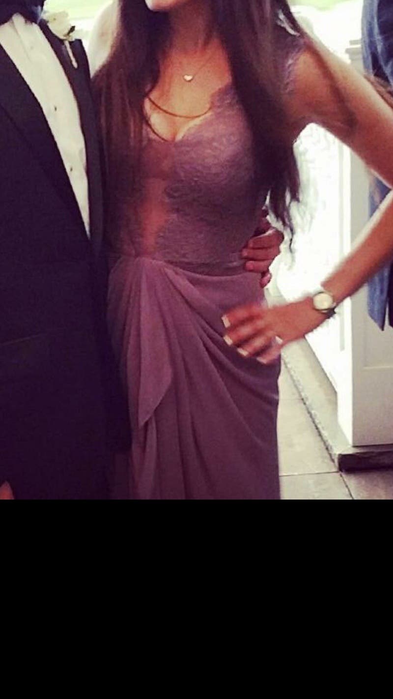 BCBG MaxAzria Lavender Dress ワンピース ドレス Lavender Brandy Gown by BCBGMAXAZRIA | Rent the Runway