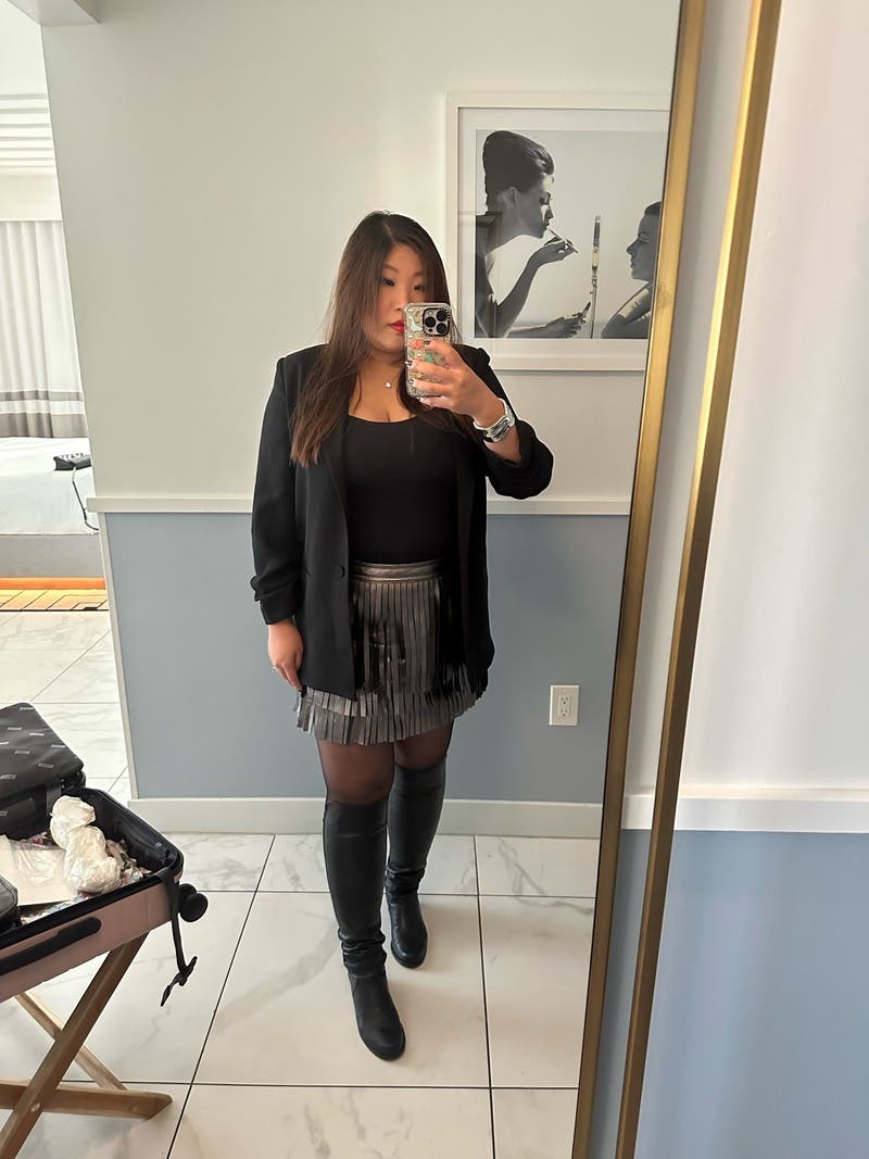 Aisha Leather Skirt by AllSaints | Rent the Runway