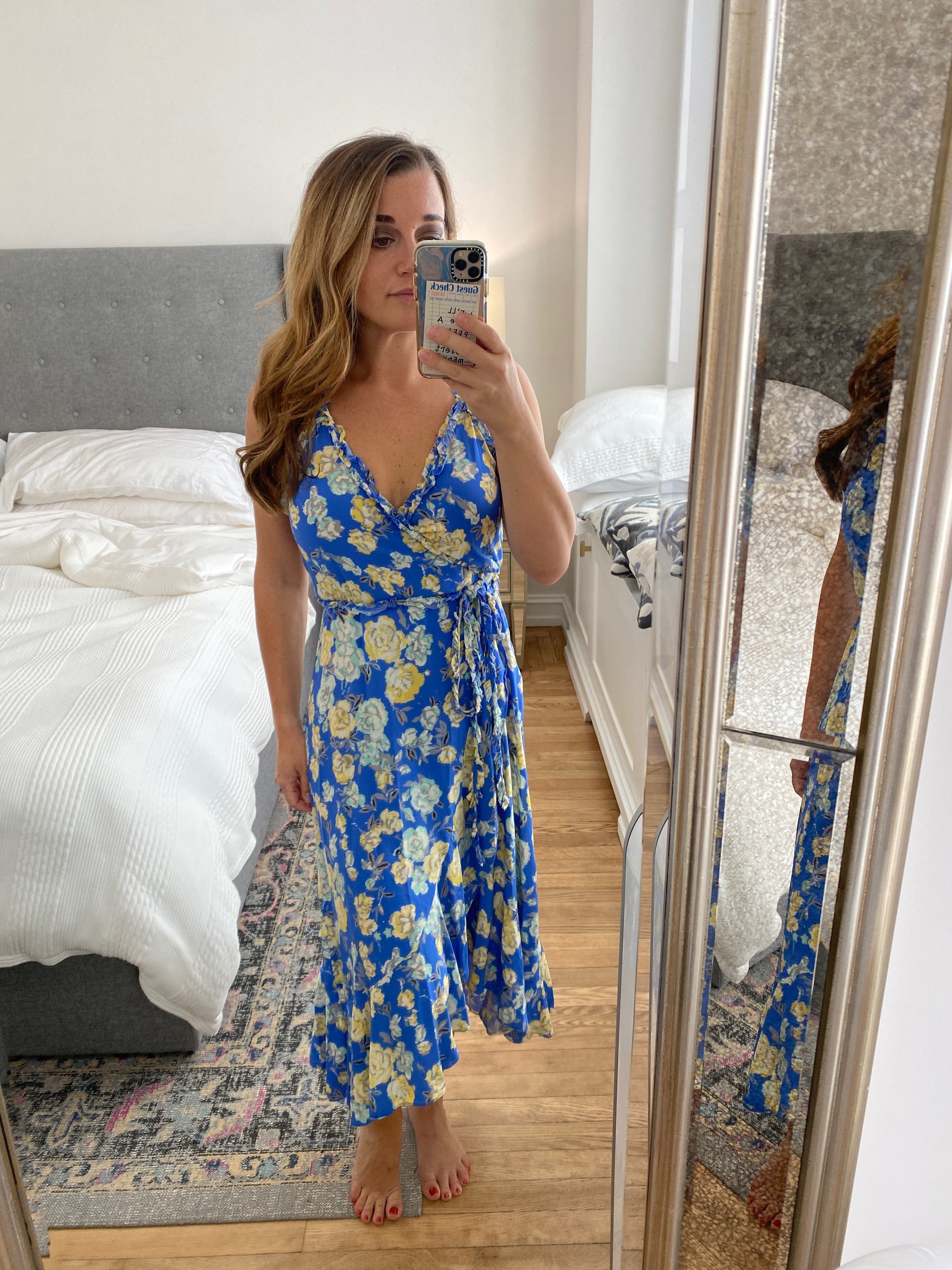 Blue Floral Sleeveless Dress by Jason Wu | Rent the Runway