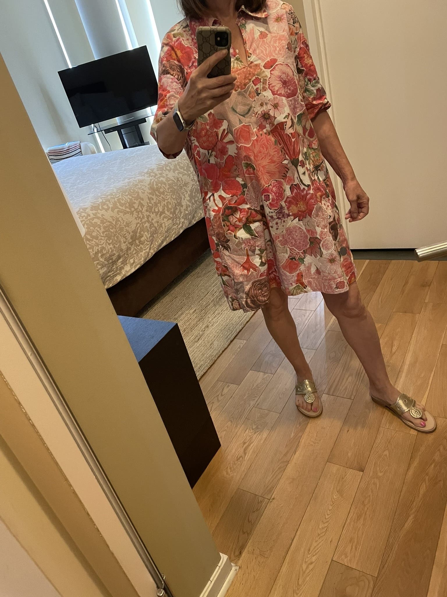 【MARNI】NAVY×multi floral dress ワンピース Floral Dress by Marni | Rent the Runway