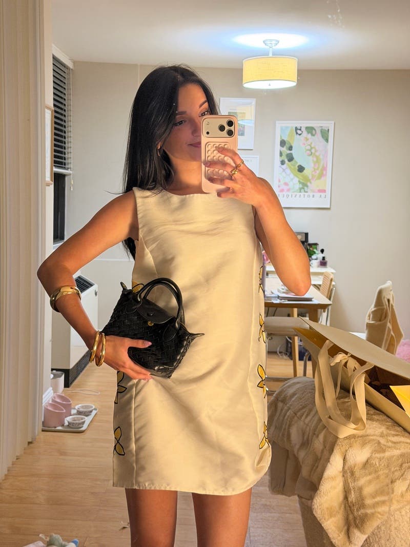 Bloom Shift Mini Dress by ROMY | Rent the Runway