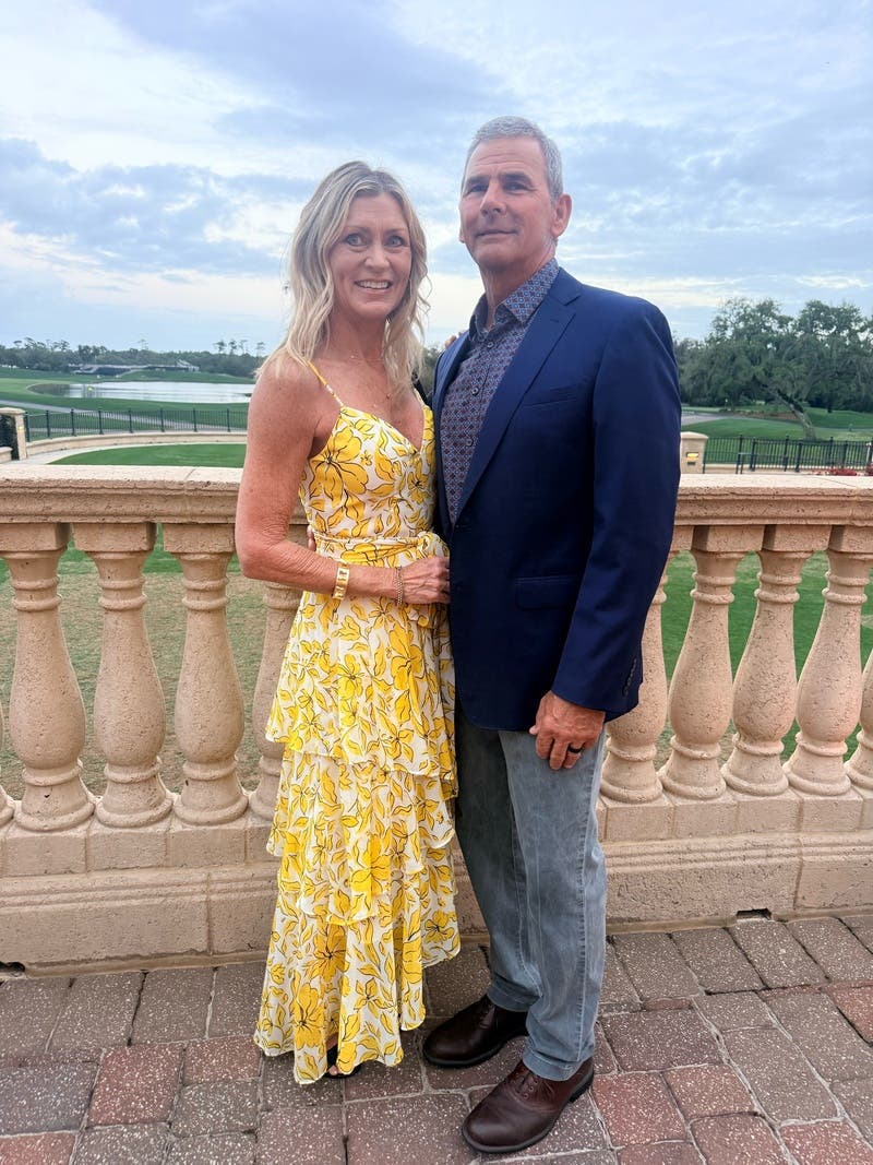 Yellow Mixed Print Dress by Badgley Mischka | Rent the Runway