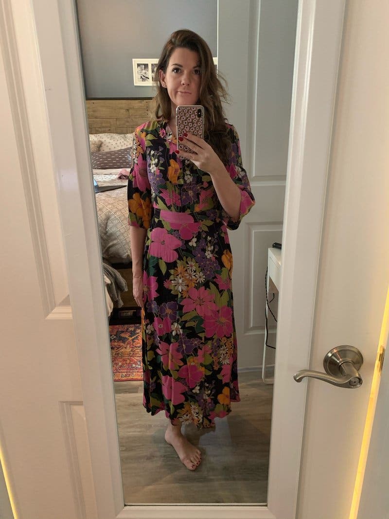Printed Scarf Dress by Patou | Rent the Runway