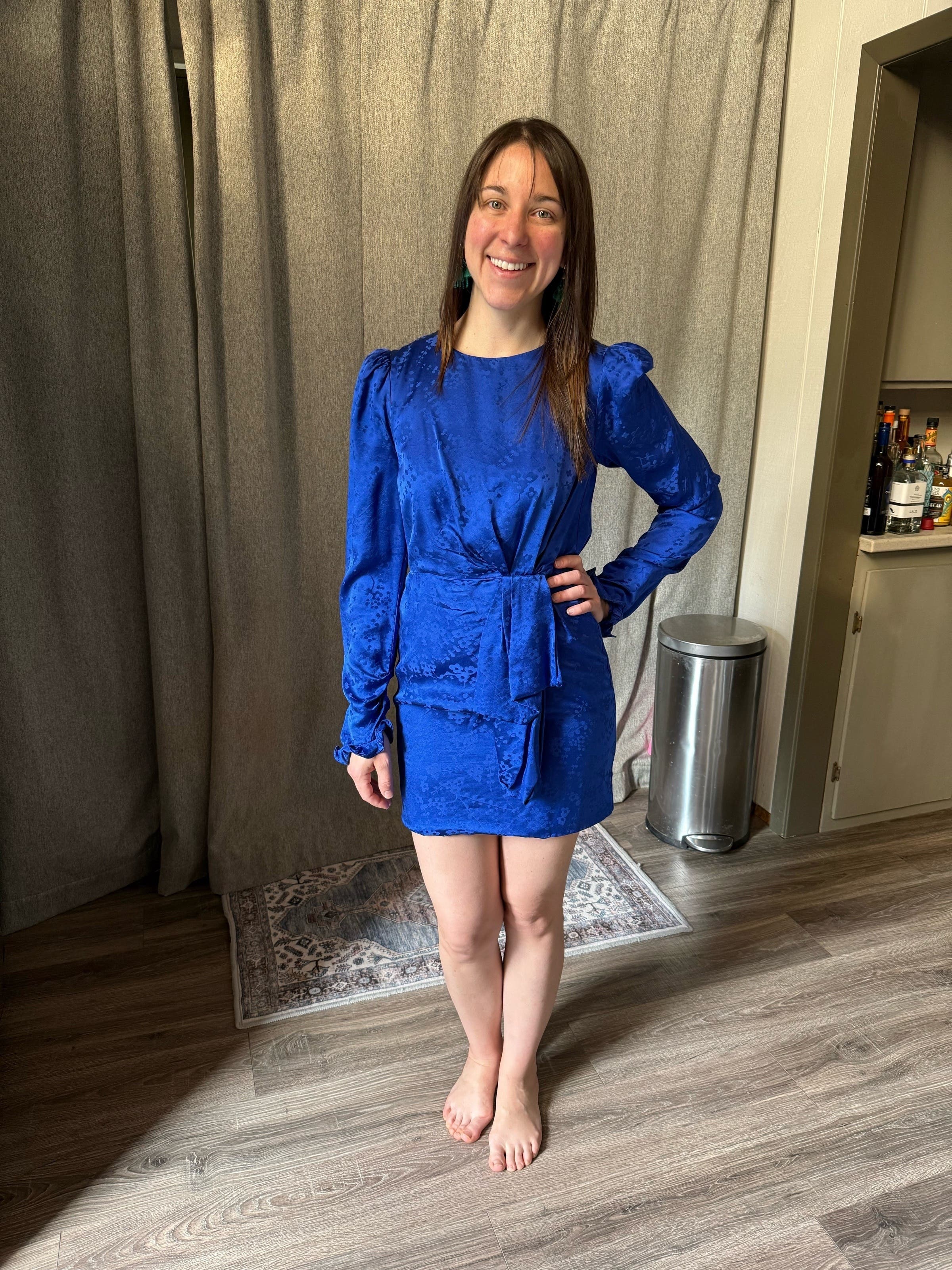 パーティードレス SALONI 1959 447395 Dresses Blue vintage 1950s blue party dress {xs} – Trunk of Dresses