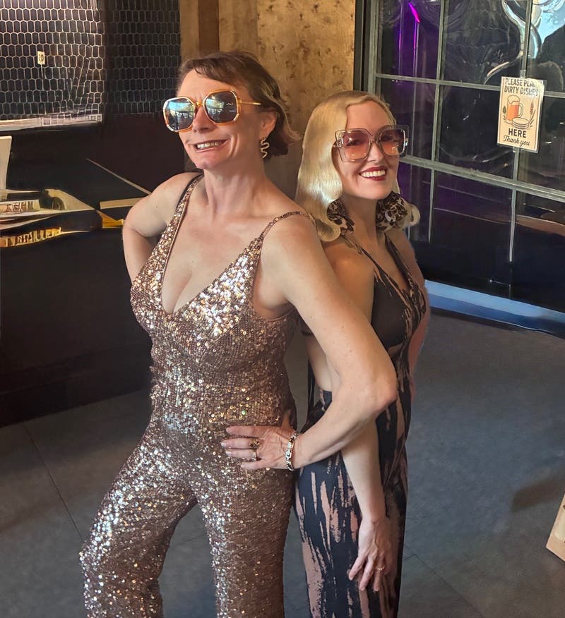 dress the population charlie sequin jumpsuit Charlie Jumpsuit by Dress The Population