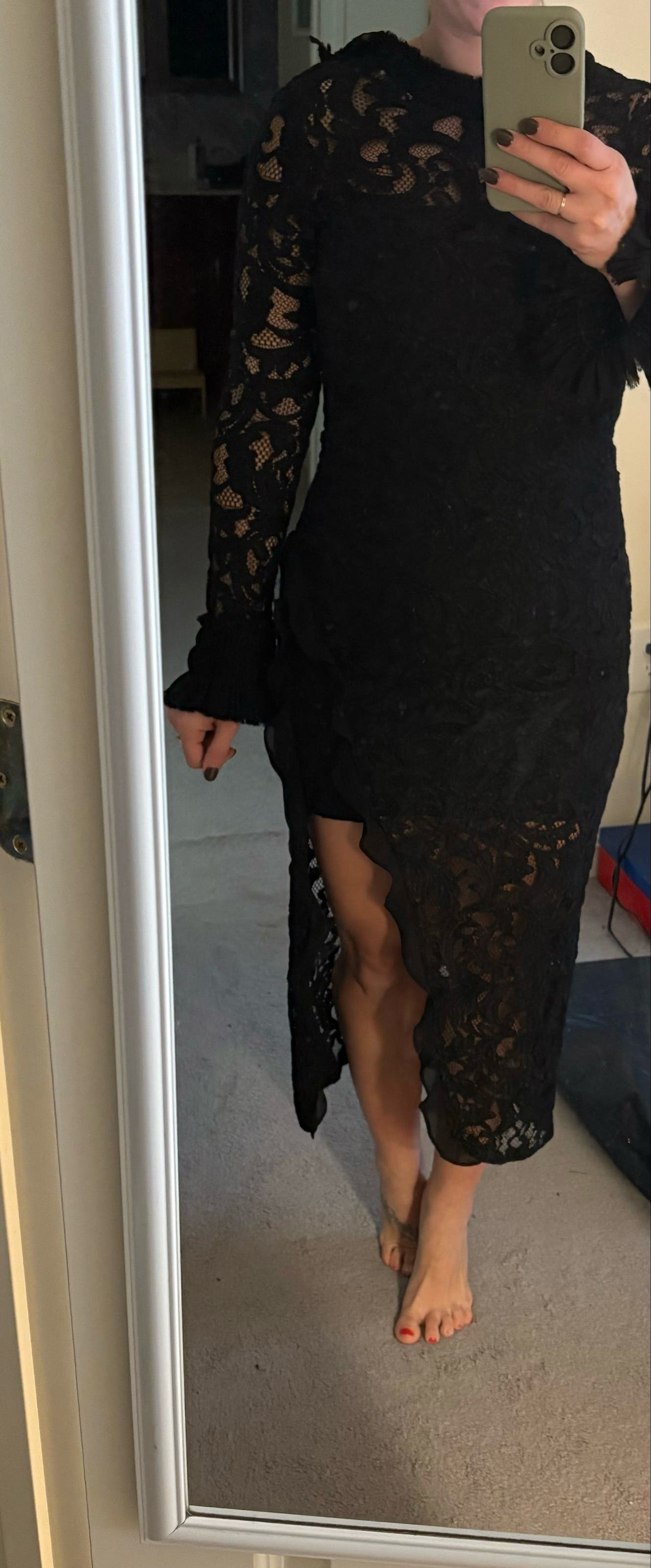 alexis black fala lace dress Red Fala Lace Dress by Alexis