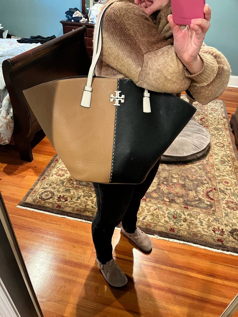 【送料&関税込】Tory Burch Mcgraw Shopper Bag McGraw Tote Bag: Women's Designer Tote Bags | Tory Burch