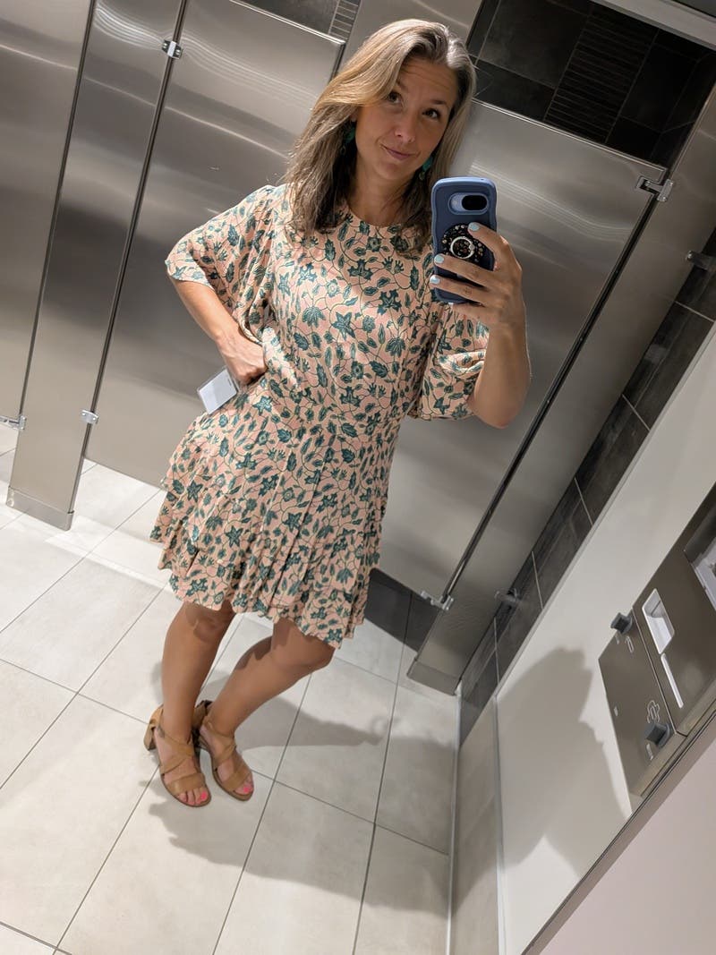 Floral Flutter Sleeve Dress by Derek Lam 10 Crosby x RTR