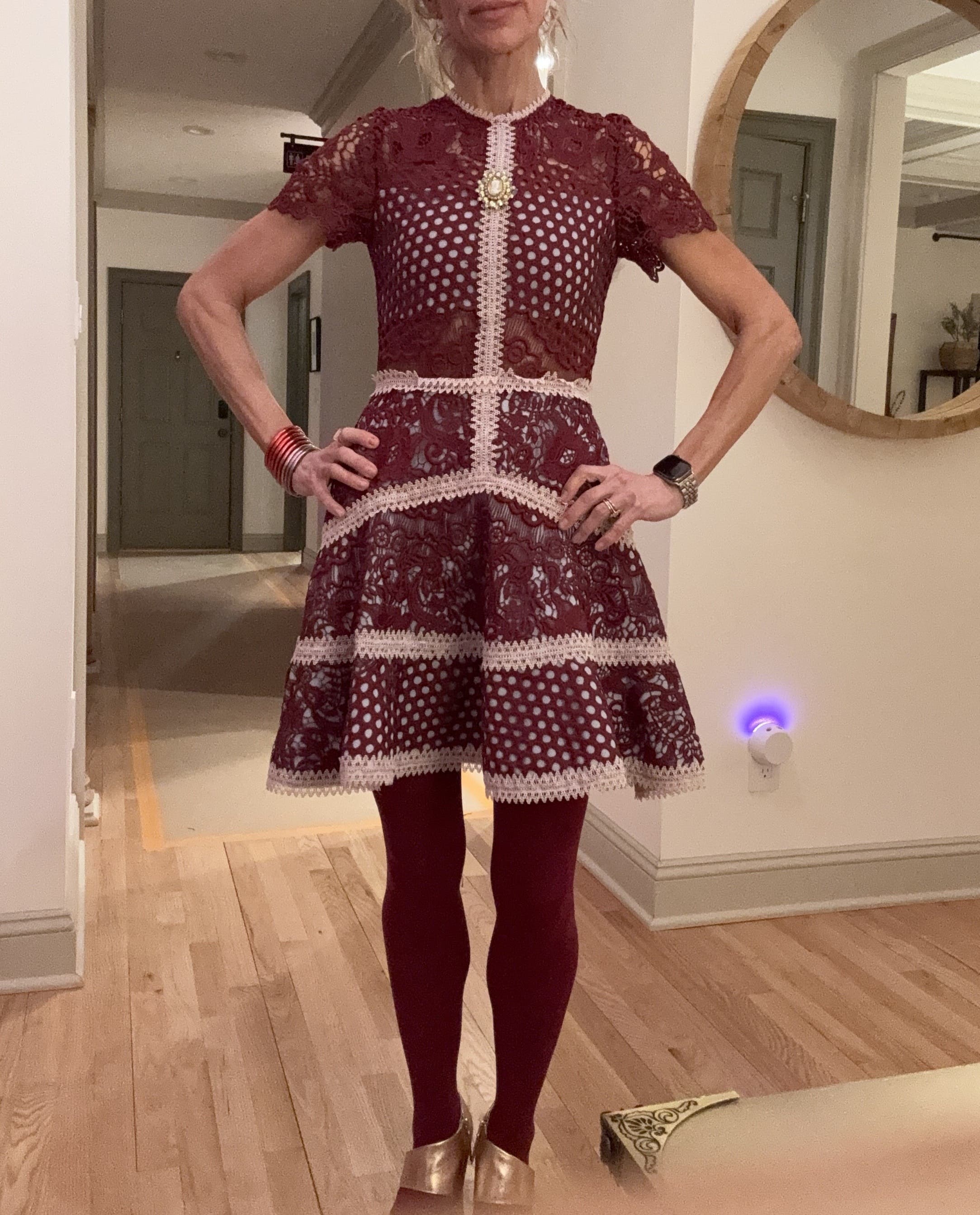 rent the runway burgundy dress Burgundy Shoulder Dress