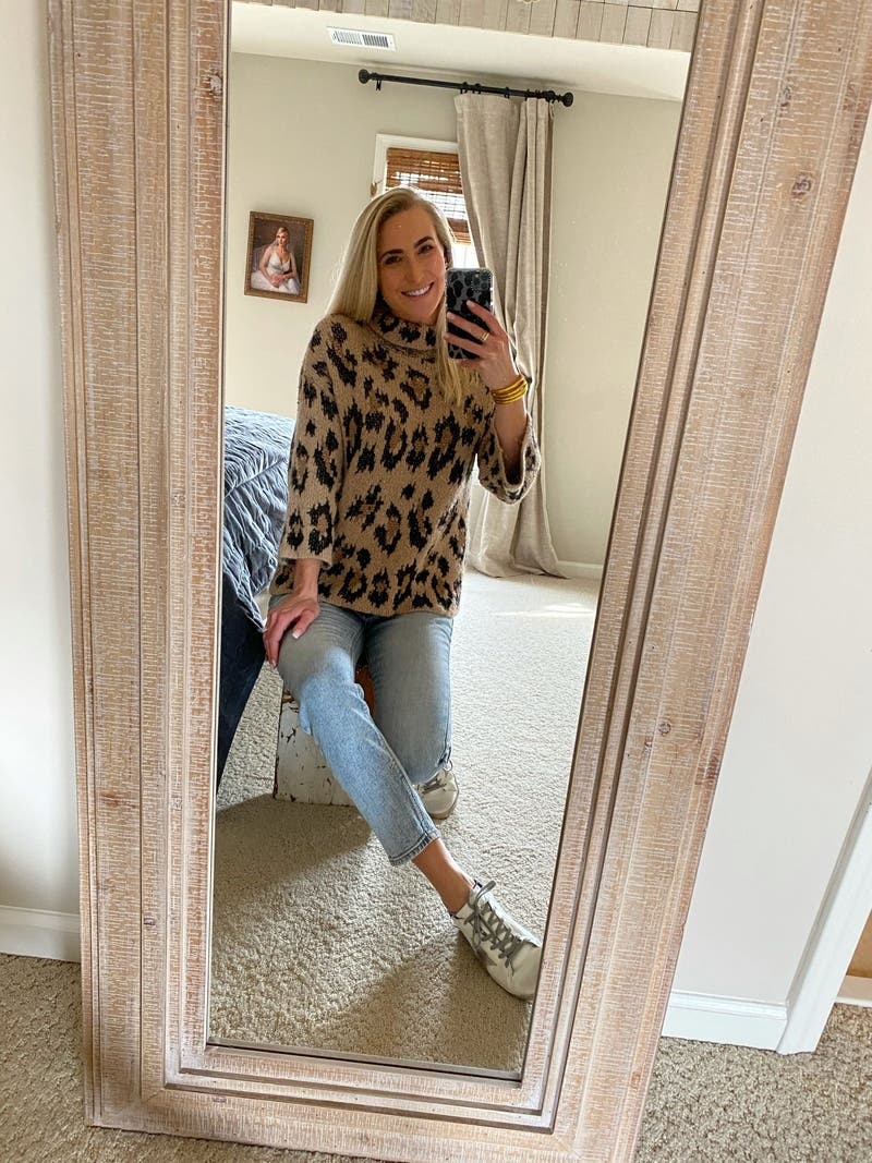 Leopard Chunky Sweater by kate spade new york | Rent the Runway