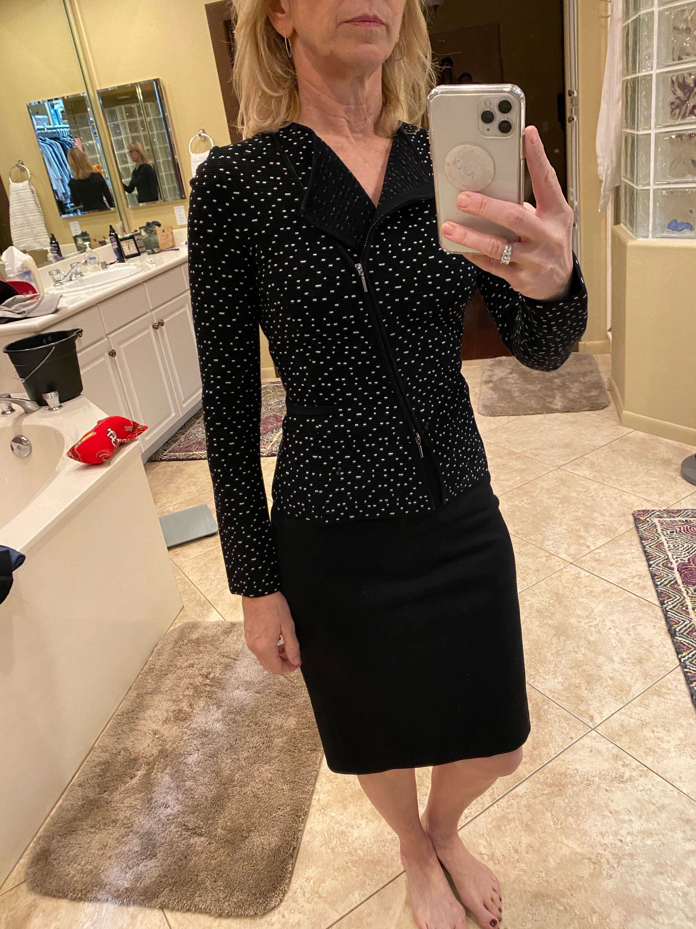 EMPORIO ARMANI MA-1ジャケット48(m) Vintage FW 88/89 Emporio Armani Shearling Flight Bomber Jacket