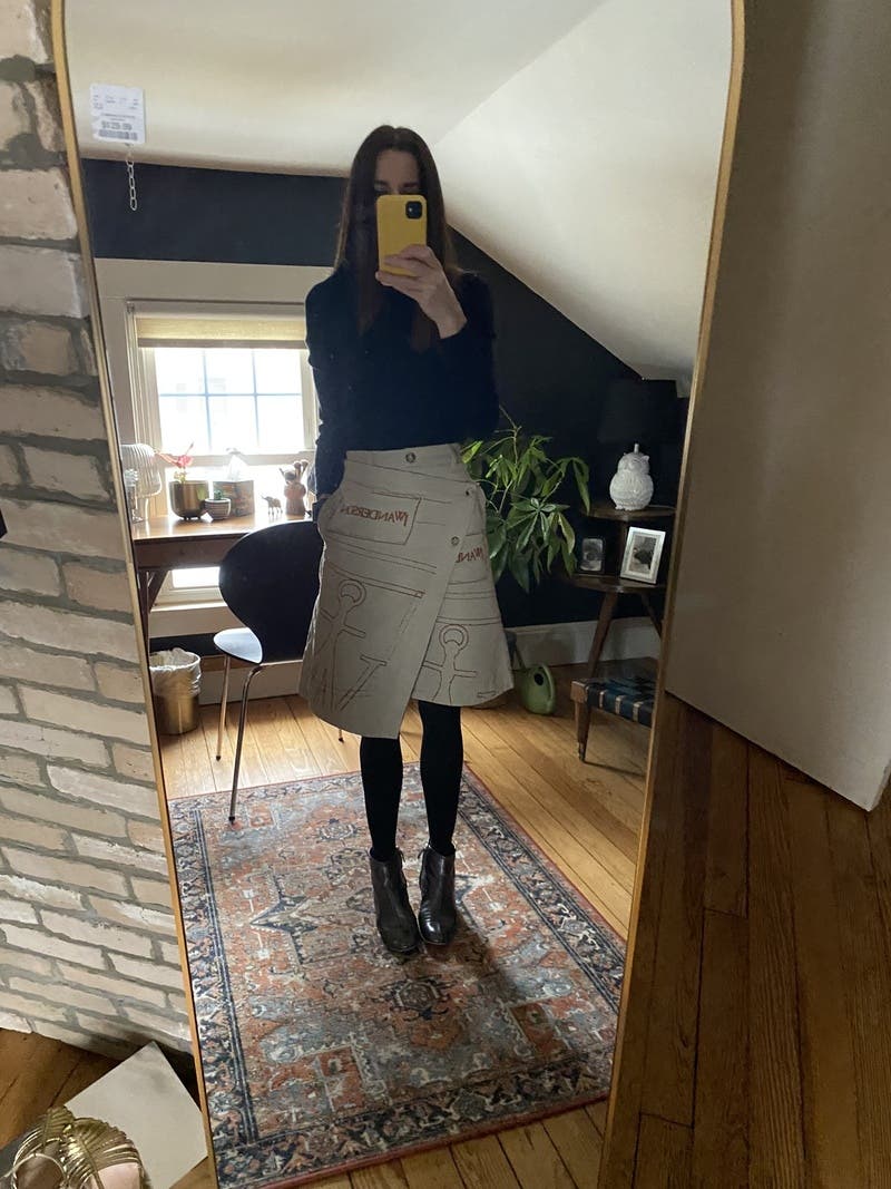 Logo A-line Skirt by JW Anderson | Rent the Runway