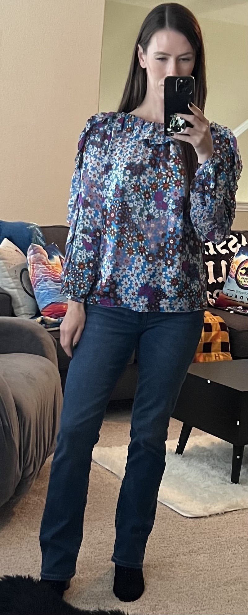 Pacific Petals Chiffon Blouse by kate spade new york | Rent